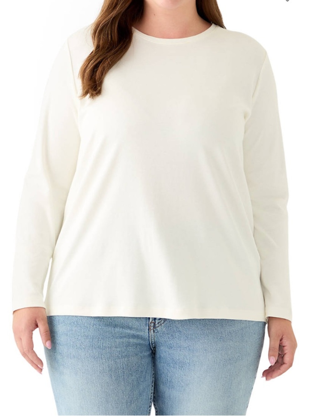 Women’s Kim Rogers long sleeve crew neck
Cotton Tee Shirt.  New never worn .